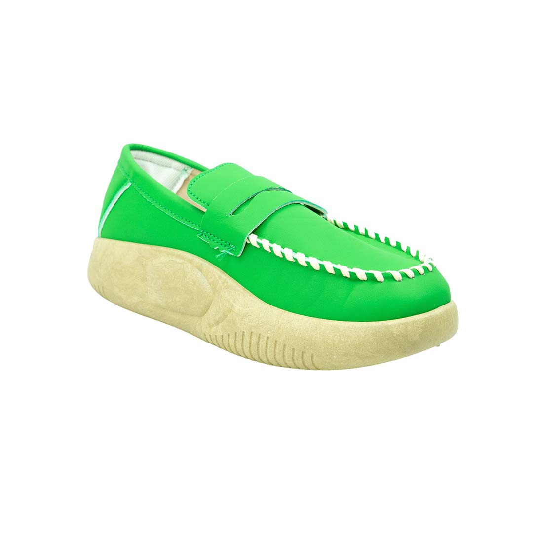 Vista 17 de Mocasín para dama ortopédico - COLOR: Verde, TALLA: 40
